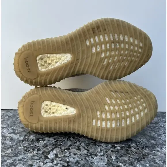 Adidas Yeezy Boost 350 V2 Beige Black SPLY-350 Size 9.5 HP7870 Kanye West - Picture 12 of 12